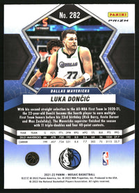 Luka Doncic 2021-22 Panini Mosaic #282 Green