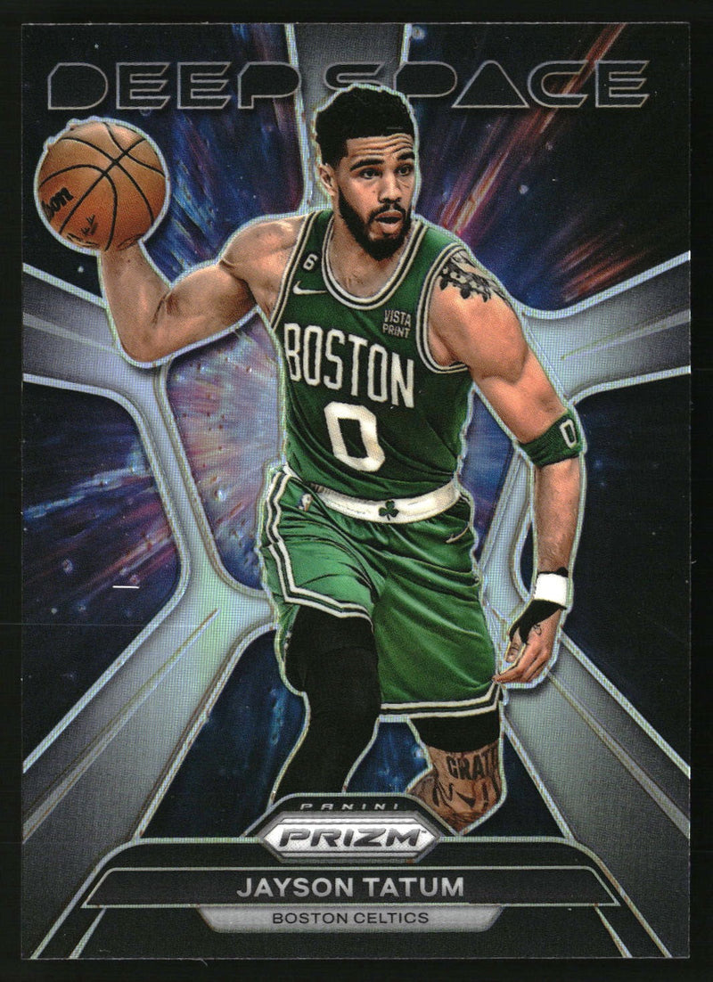 Jayson Tatum 2023-24 Panini Prizm #10 Deep Space Prizm Silver