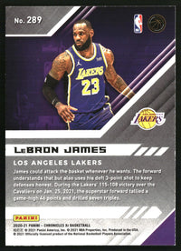 LeBron James 2020-21 Panini Chronicles #289 Pink