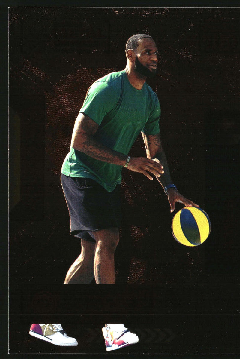 LeBron James 2021 SkyBox Metal Universe Champions #100 Copper