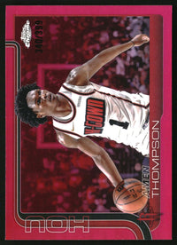 Amen Thompson 2025-26 Topps Chrome #17 Magenta Refractor SN