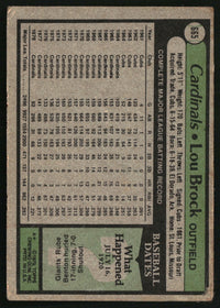 Lou Brock 1979 Topps #665