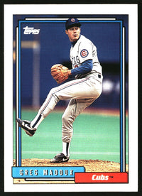 Greg Maddux 1992 Topps #580