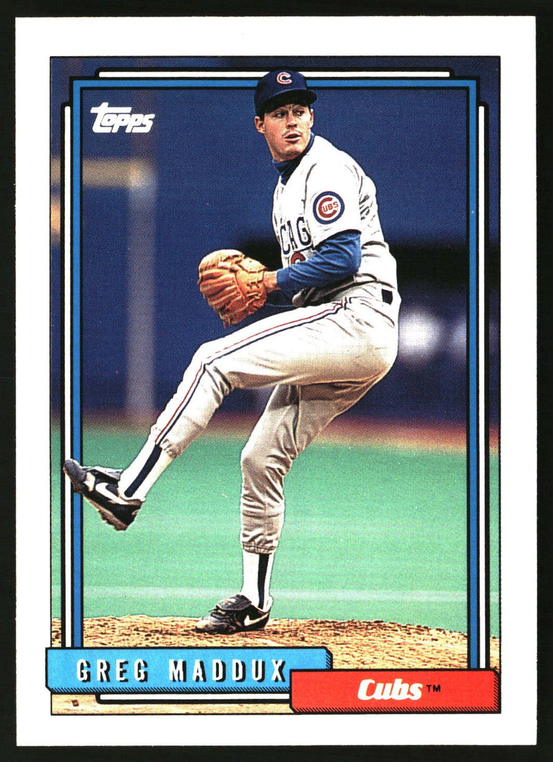 Greg Maddux 1992 Topps #580