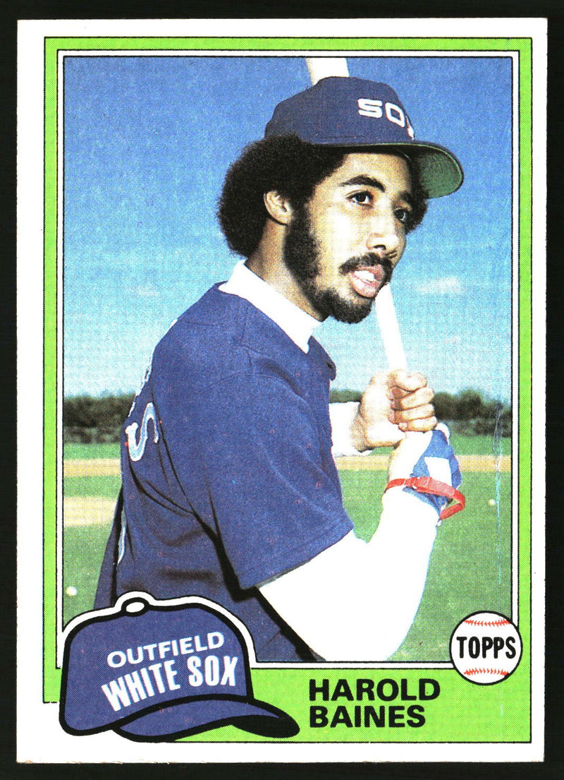 Harold Baines 1981 Topps #347 RC