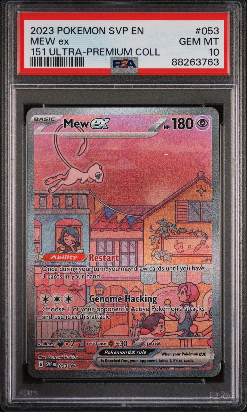 Mew Ex #053 2023 Pokemon Svp En-Sv Black Star Promo PSA 10 151 UPC