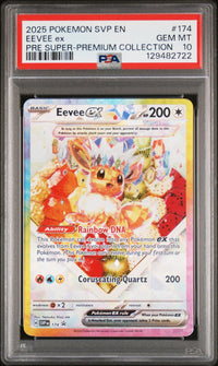 Eevee Ex #174 2025 Pokemon Svp En-Sv Black Star Promo PSA 10 Pre SPC