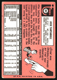 Jose Tartabull 1969 Topps #287