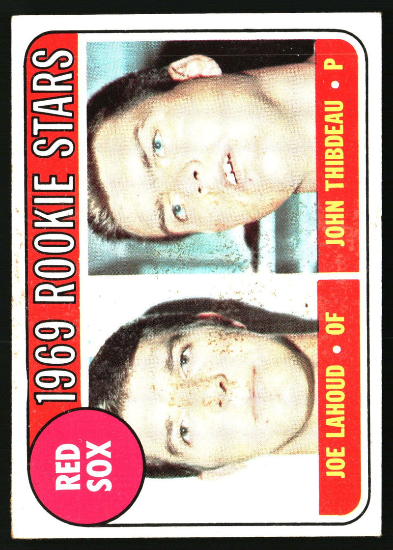 Red Sox 1969 Rookie Stars (Joe Lahoud / John Thibdeau) 1969 Topps #189 RC