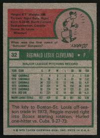 Reggie Cleveland 1975 Topps #32