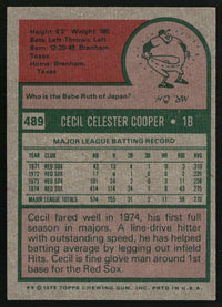 Cecil Cooper 1975 Topps #489
