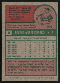 Rogelio Moret 1975 Topps #8