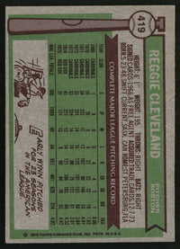 Reggie Cleveland 1976 Topps #419
