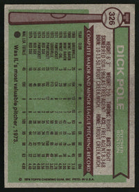 Dick Pole 1976 Topps #326
