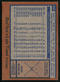 Luis Tiant 1978 Topps #345