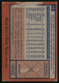 Don Aase 1978 Topps #12
