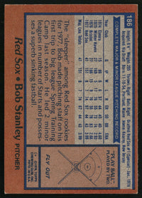 Bob Stanley 1978 Topps #186 RC