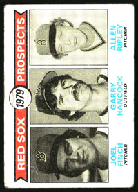 Red Sox 1979 Prospects (Finch/Hancock/ Ripley) 1979 Topps #702 RC