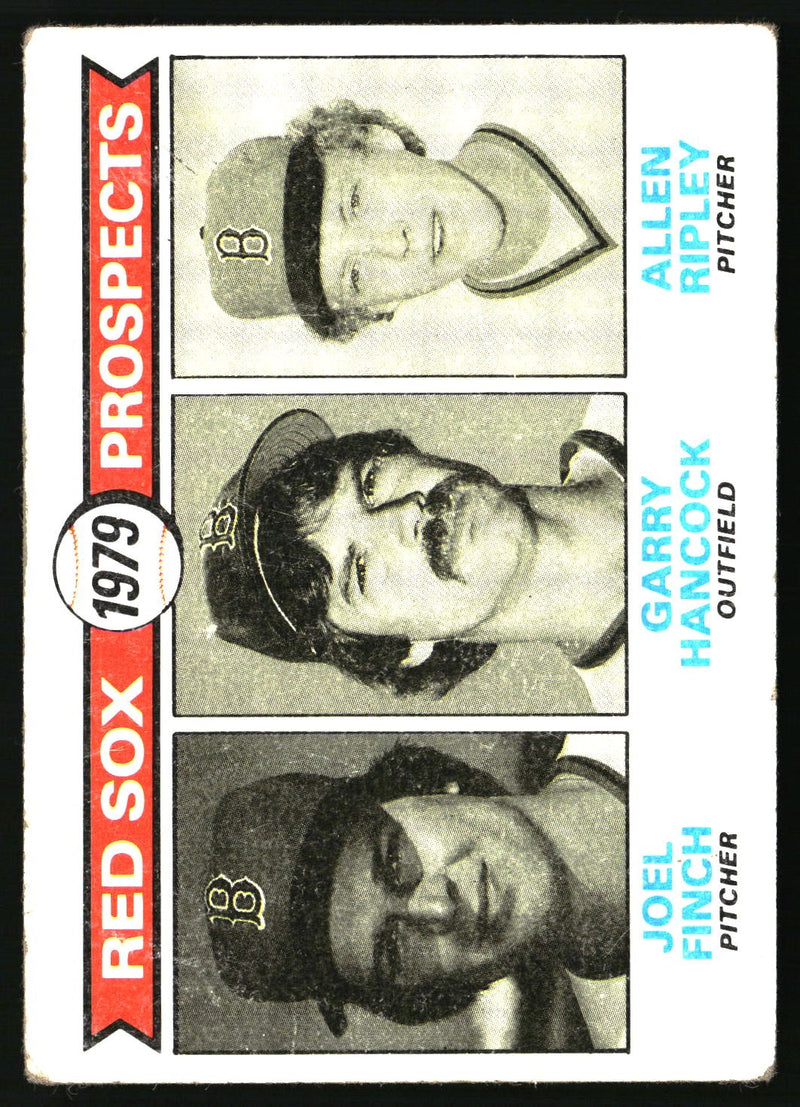 Red Sox 1979 Prospects (Finch/Hancock/ Ripley) 1979 Topps #702 RC