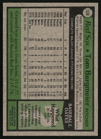 Tom Burgmeier 1979 Topps #524
