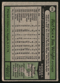 Jim Wright 1979 Topps #349 RC