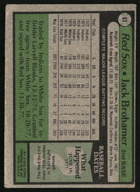 Jack Brohamer 1979 Topps #63