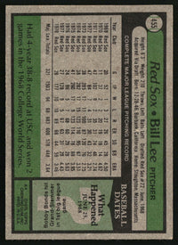 Bill Lee 1979 Topps #455