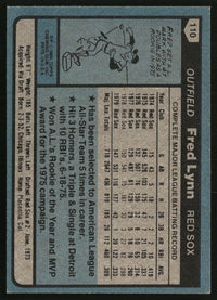 Fred Lynn 1980 Topps #110