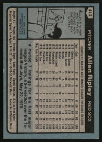 Allen Ripley 1980 Topps #413