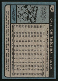 Carl Yastrzemski 1980 Topps #720