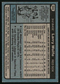 Larry Wolfe 1980 Topps #549