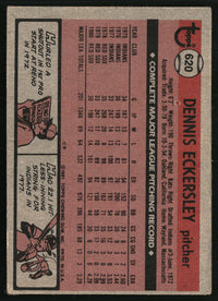 Dennis Eckersley 1981 Topps #620