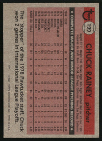 Chuck Rainey 1981 Topps #199