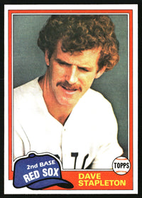 Dave Stapleton 1981 Topps #81 RC