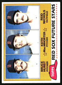 Red Sox Future Stars (Hurst/MacWhorter/Nichols) 1981 Topps #689 RC