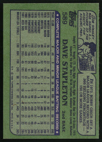 Dave Stapleton 1982 Topps #589