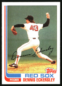 Dennis Eckersley 1982 Topps #490 HOF