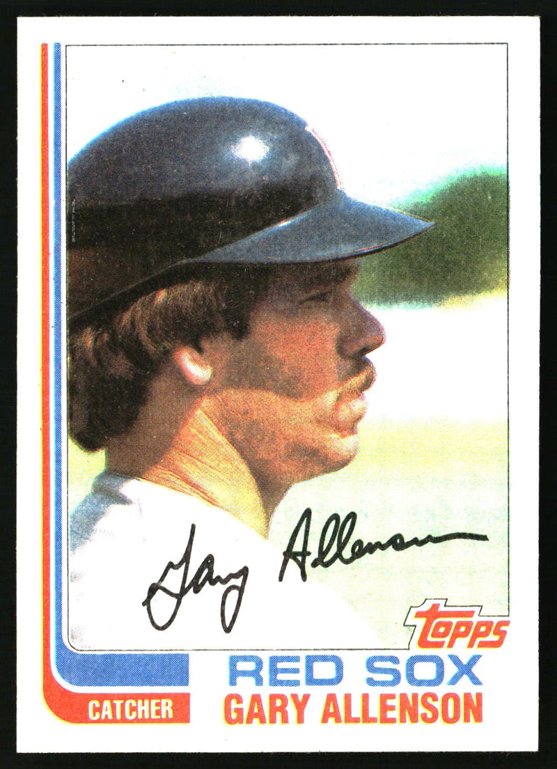 Gary Allenson 1982 Topps #686