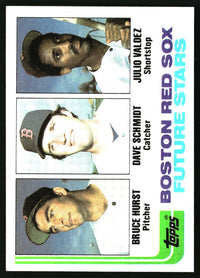 Red Sox Future Stars (Hurst/Schmidt/ Valdez) 1982 Topps #381 RC