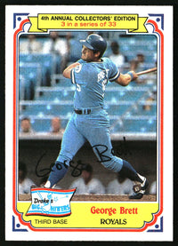 George Brett 1984 Topps Drake's Big Hitters #3
