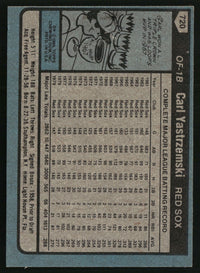 Carl Yastrzemski 1980 Topps #720