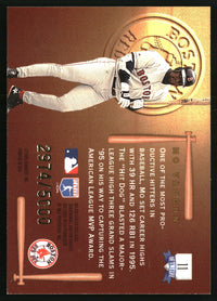 Mo Vaughn 1996 Leaf #11 Picture Perfect SN