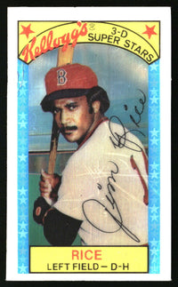 Jim Rice 1979 Kellogg's 3-D Super Stars #15