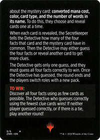Booster Sleuth (Magic Minigame) [Zendikar Rising Minigame]