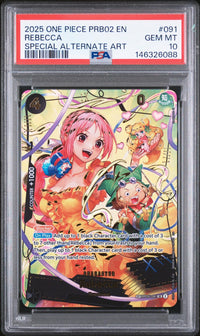 Rebecca #091 2025 One Piece Prb02-Premium Booster The Best Vol.2 PSA 10