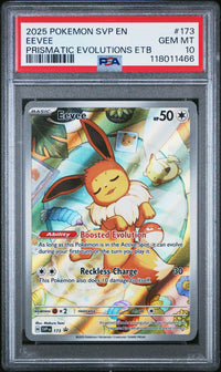 Eevee #173 2025 Pokemon Svp En-Scarlet & Violet Black Star Promos PSA 10