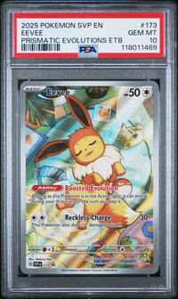 Eevee #173 2025 Pokemon Svp En-Scarlet & Violet Black Star Promos PSA 10