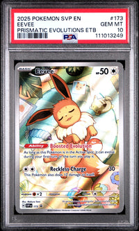 Eevee #173 2025 Pokemon Svp En-Scarlet & Violet Black Star Promos PSA 10