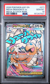 Mega Dragonite Ex #271 2026 Pokemon Asc En-Ascended Heroes PSA 10