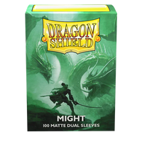 Dragon Shield: Standard 100ct Sleeves - Might (Dual Matte)